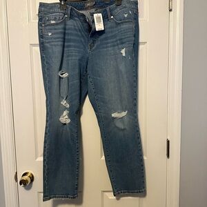 Torrid Distressed Blue Jeans